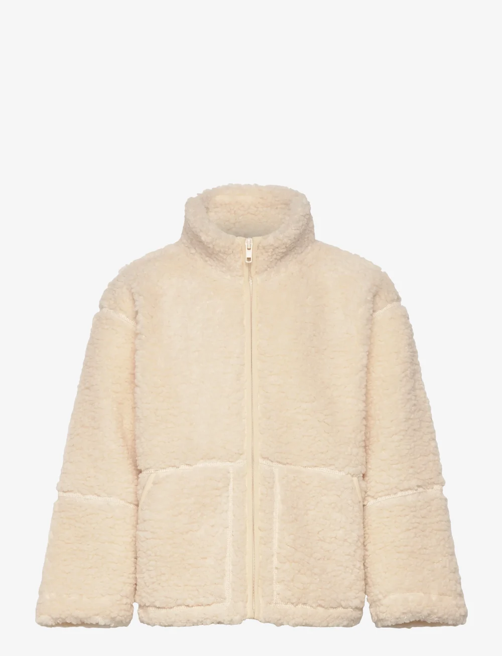 Lindex - Jacket pile - fleecejacken - light beige - 1