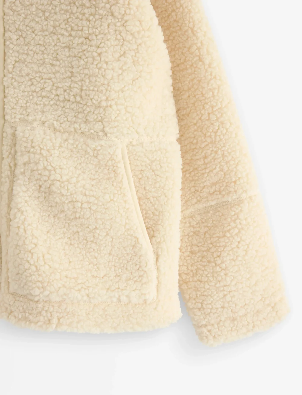 Lindex - Jacket pile - fleecejacken - light beige - 5