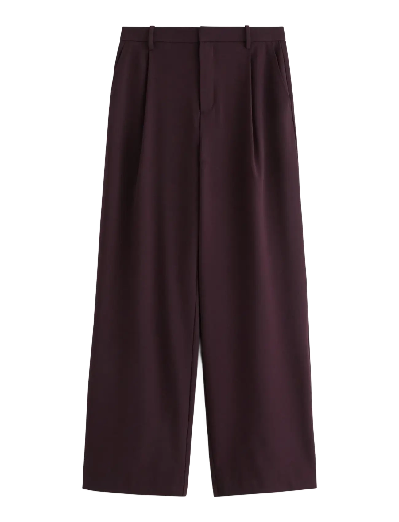 Lindex Rette bukser - Lindex - RED / burgundy