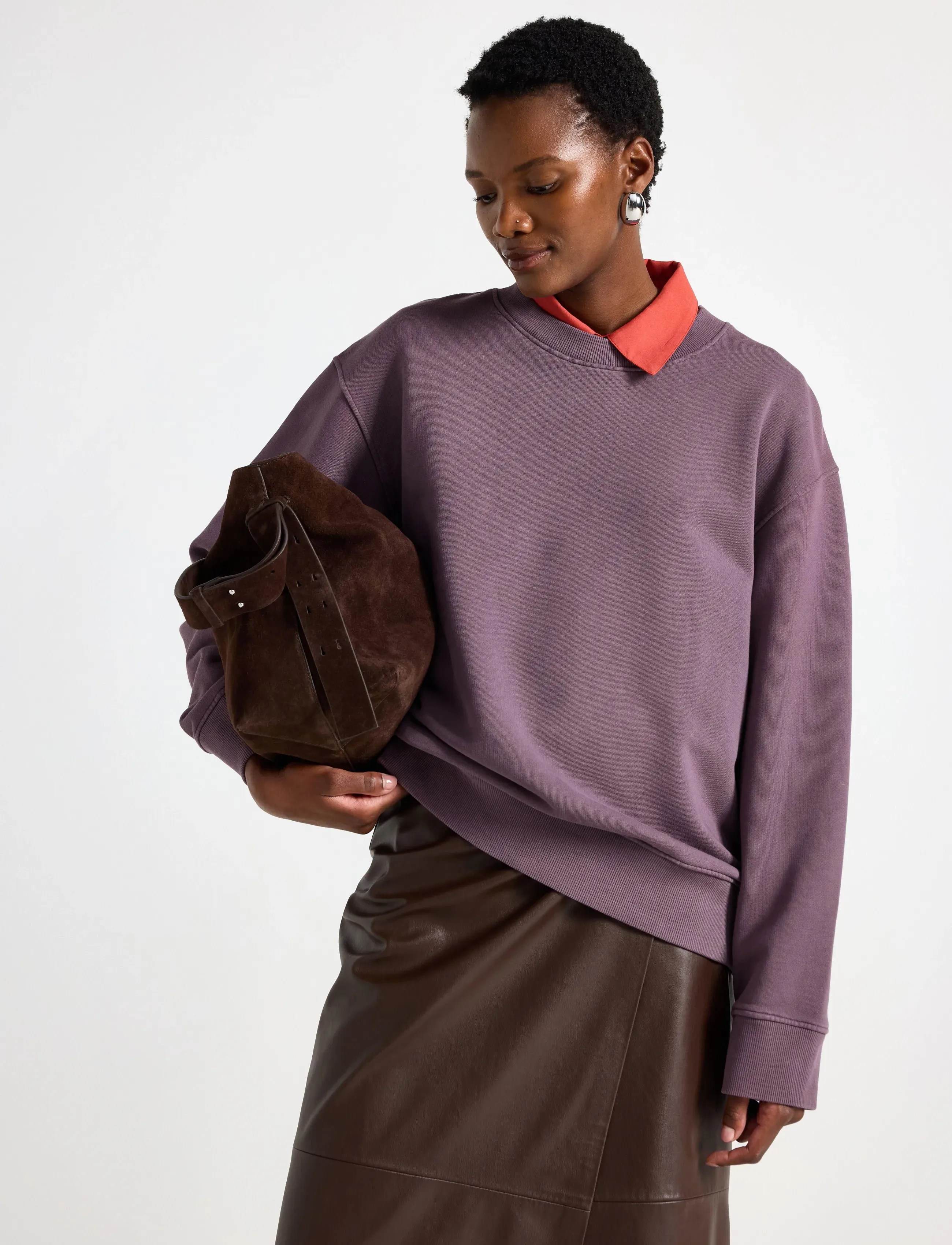 Lindex Sweatshirt Anna - Sweatshirts - LILAC / purple