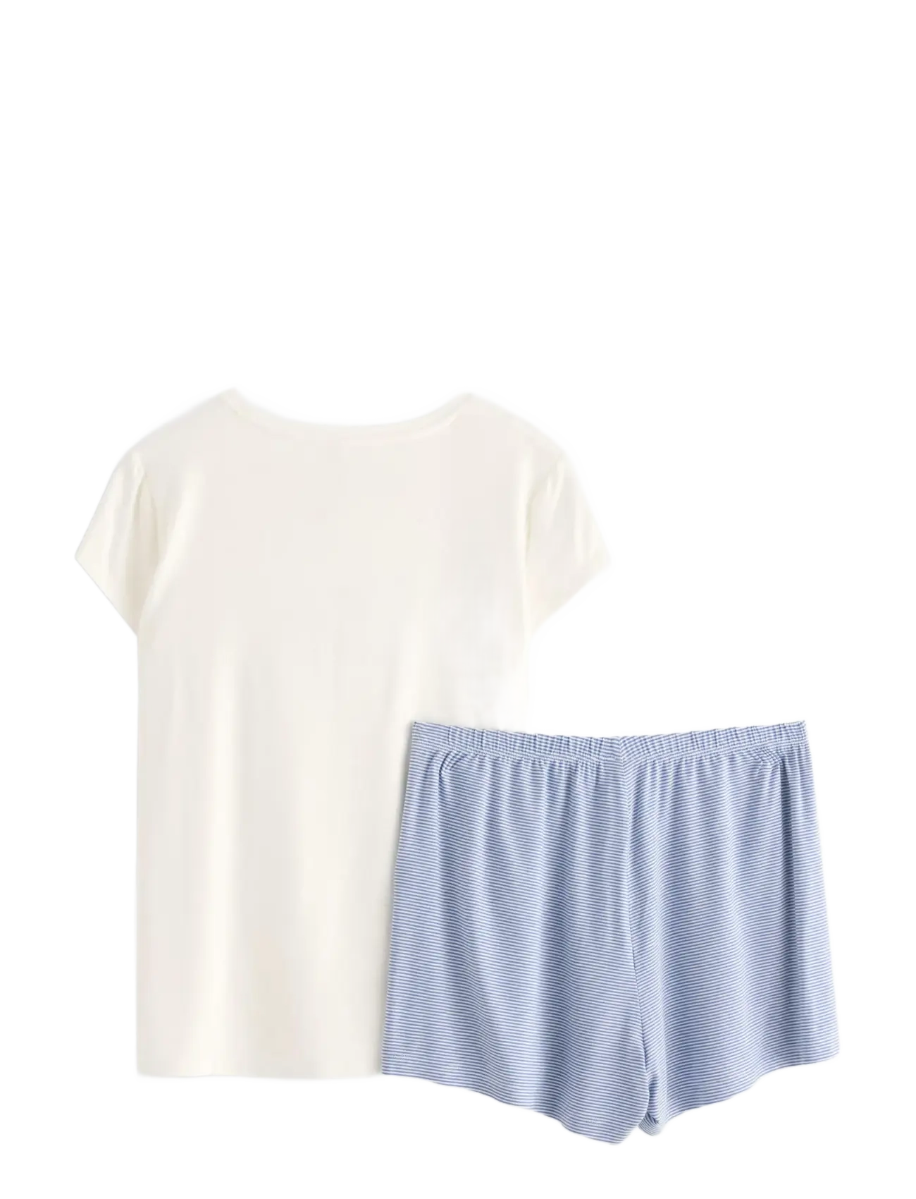 Lindex - Pyjama set BG hearts dogs - setit, joissa lyhythihainen t-paita - off white - 2