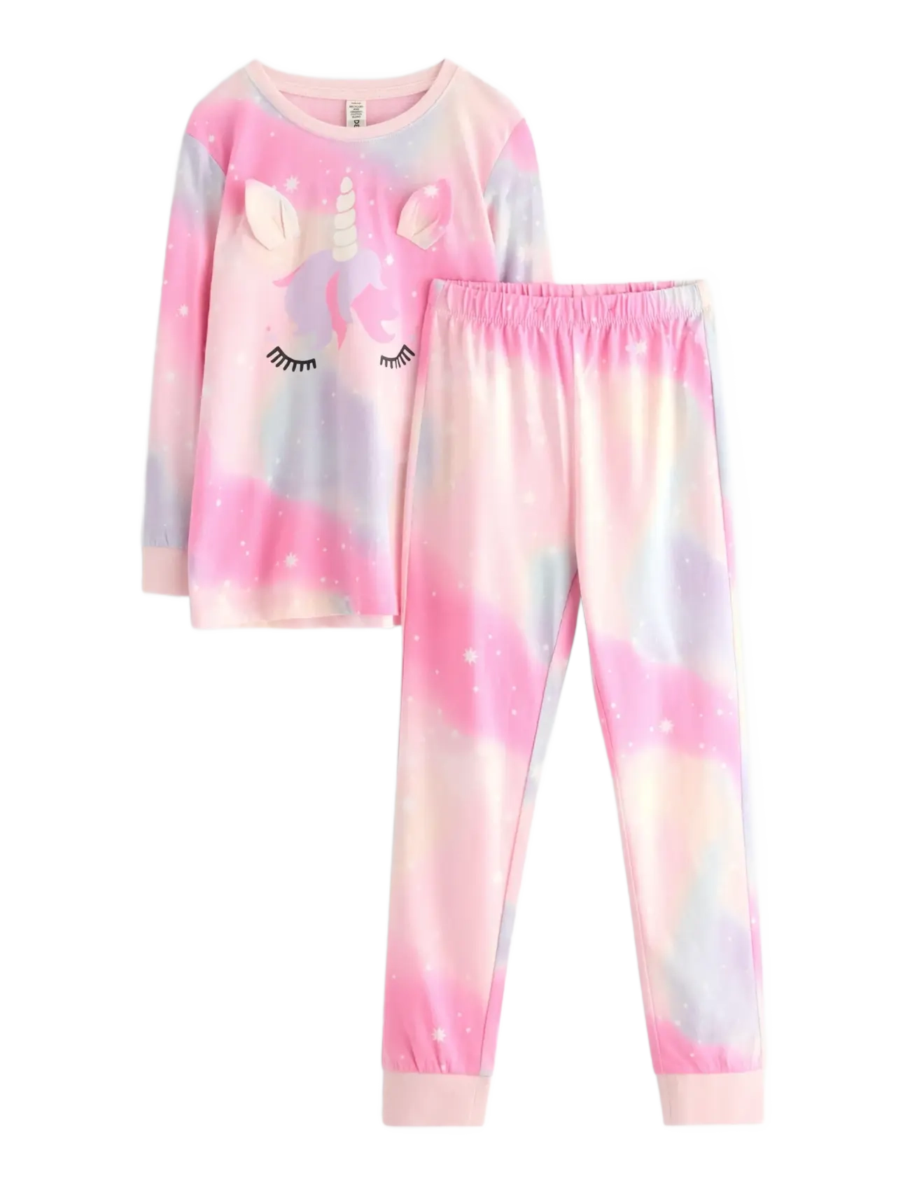LINDEX Pyjama Set Pink - 122/128 - Kinder