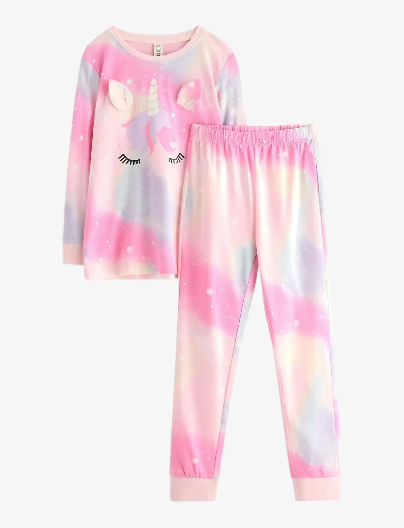 Lindex - Pyjama 3D - pyjamassæt - light pink - 0