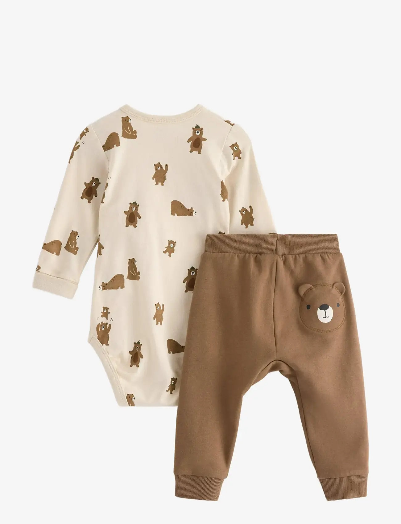 Lindex - Set Body trousers back focus - bodiga komplektid - light beige - 1