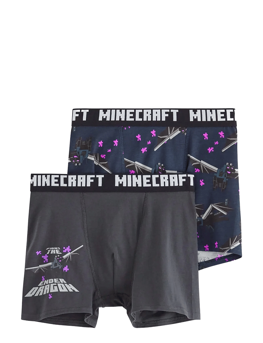 Lindex - Boxer 2p Minecraft - unterhosen - dark navy - 0