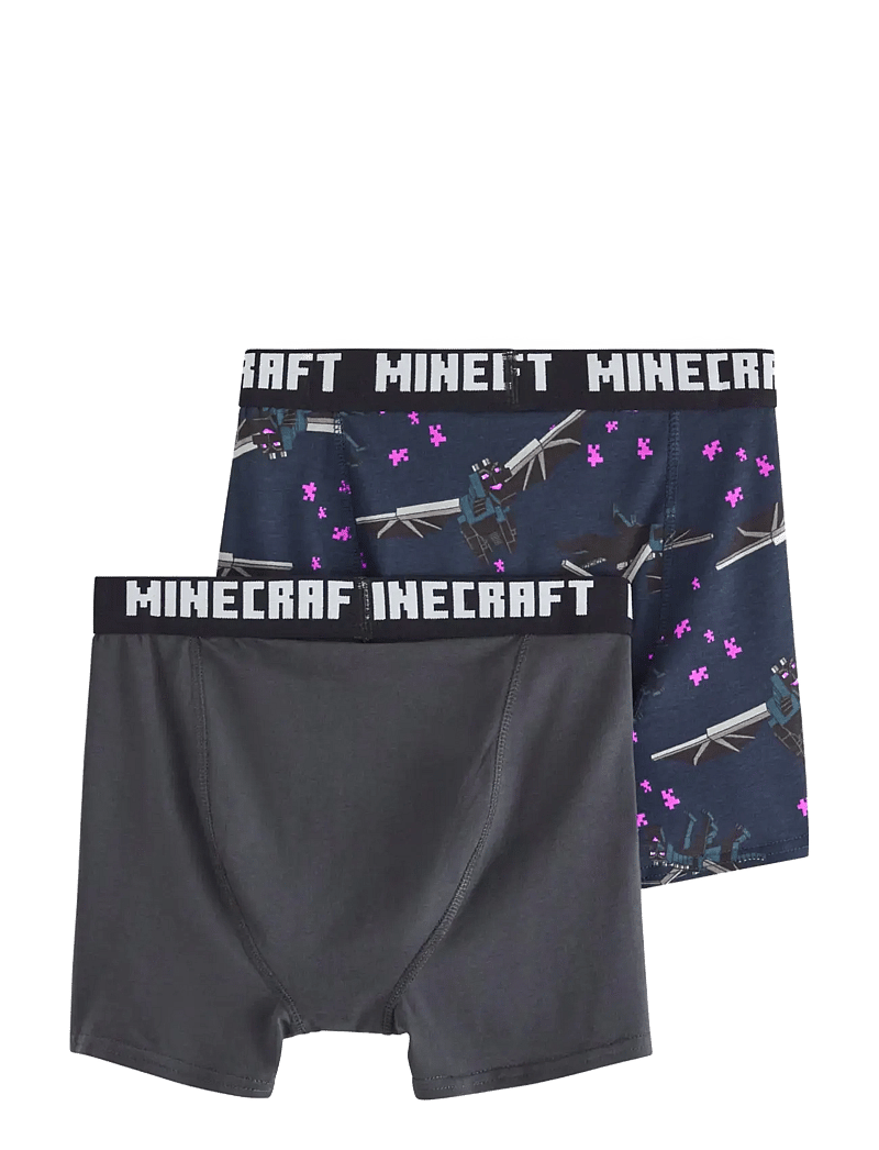 Lindex - Boxer 2p Minecraft - underbukser - dark navy - 1
