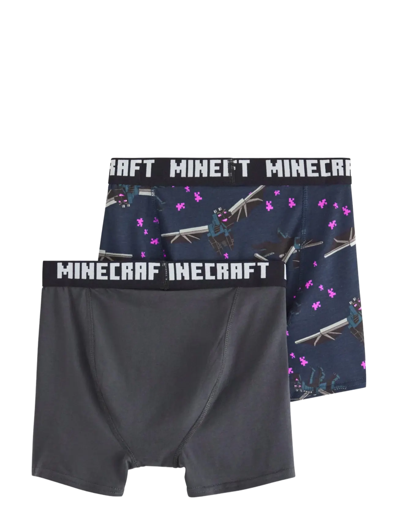 Lindex - 2-pack Minecraft boxer shorts - sous-vêtements pour hommes - dark navy - 1