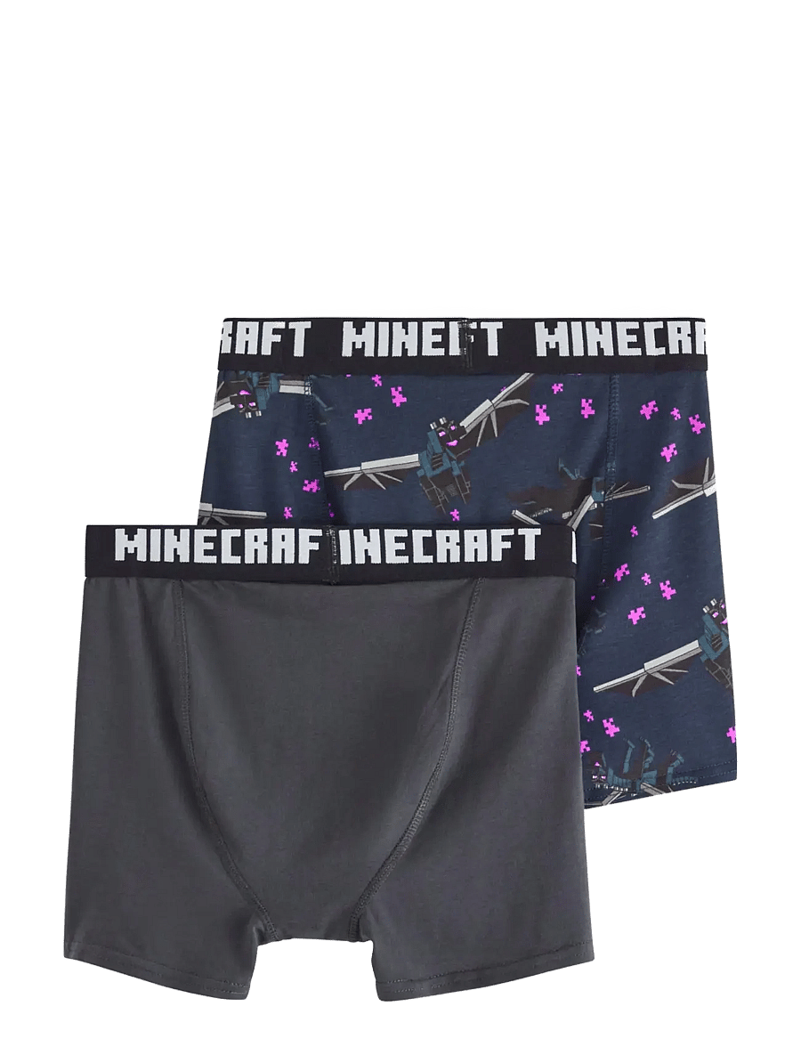Lindex - Boxer 2p Minecraft - unterhosen - dark navy - 1