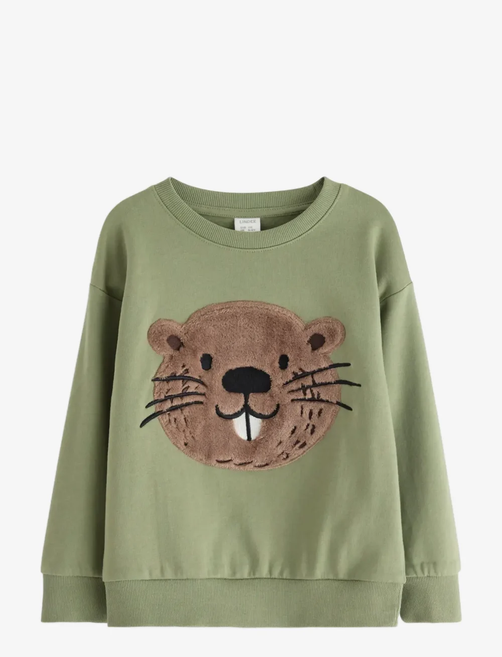 Lindex - Sweatshirt med applikation - sweatshirts - light dusty green - 1