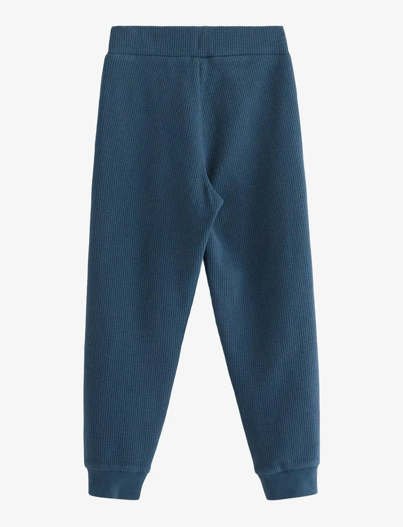 Lindex - VÃ¥fflade mjukisbyxor - sweatpants - dark blue - 2