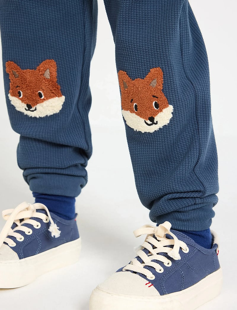 Lindex - VÃ¥fflade mjukisbyxor - sweatpants - dark blue - 4