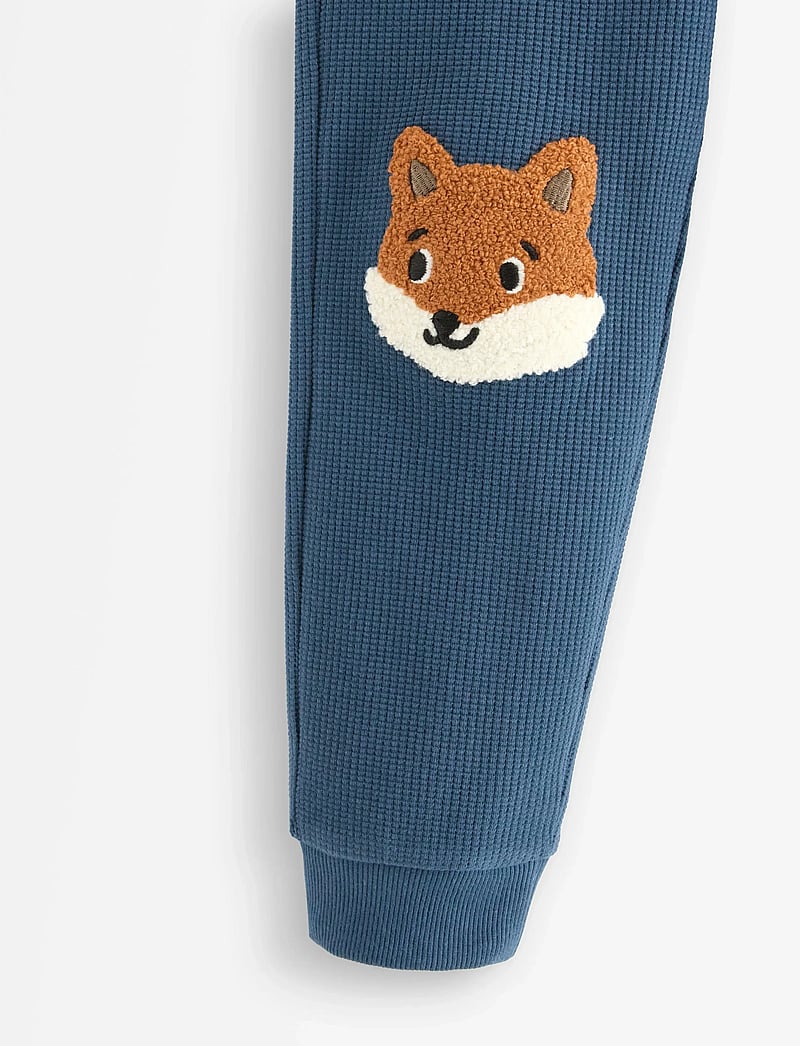 Lindex - VÃ¥fflade mjukisbyxor - sweatpants - dark blue - 5