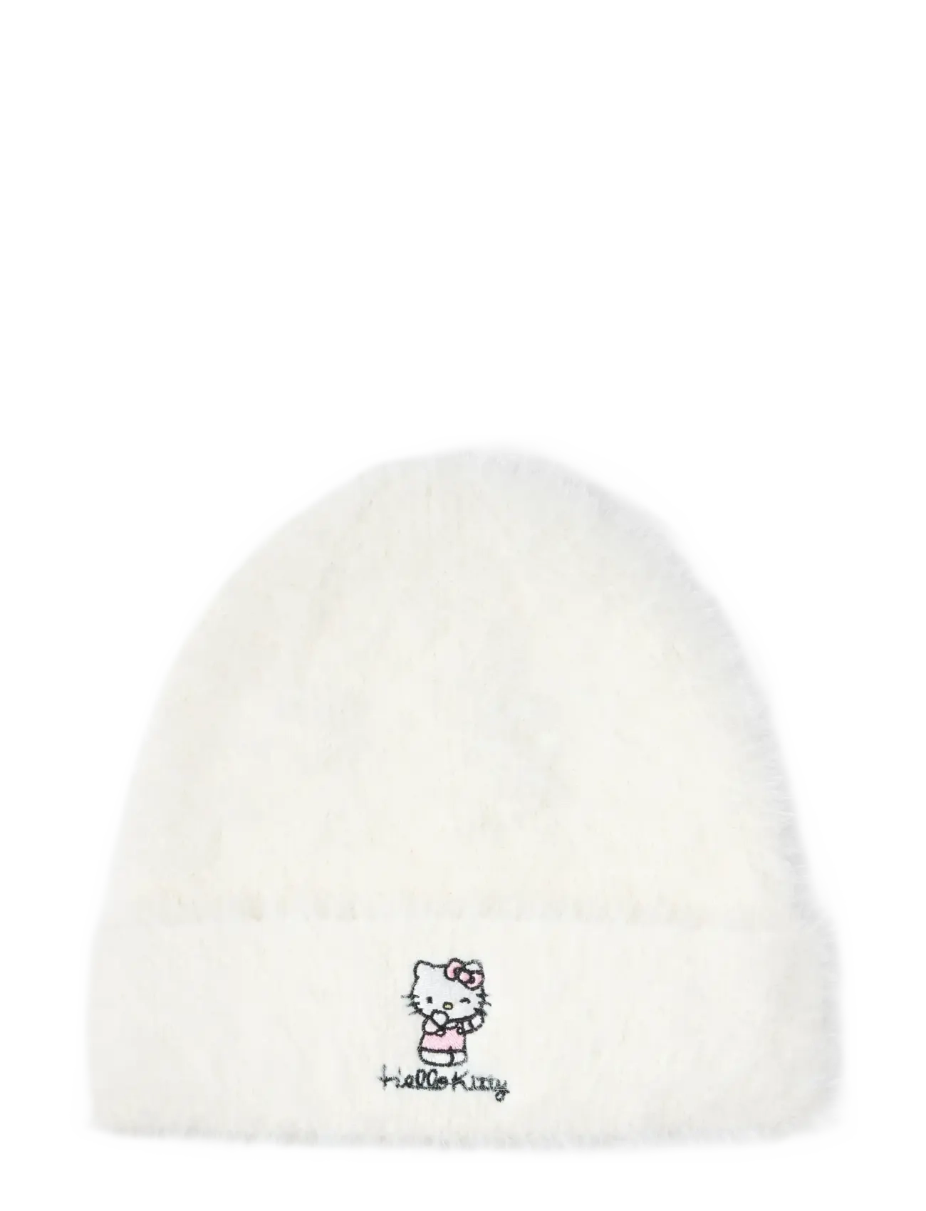 LINDEX Pudelmütze Strick Hello Kitty Weiß - 5-7 - Kinder