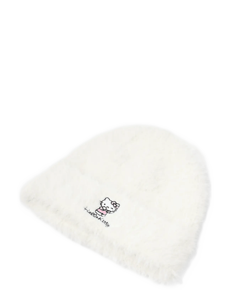 Lindex - Beanie Knitted Hello Kitty - beanies - off white - 1