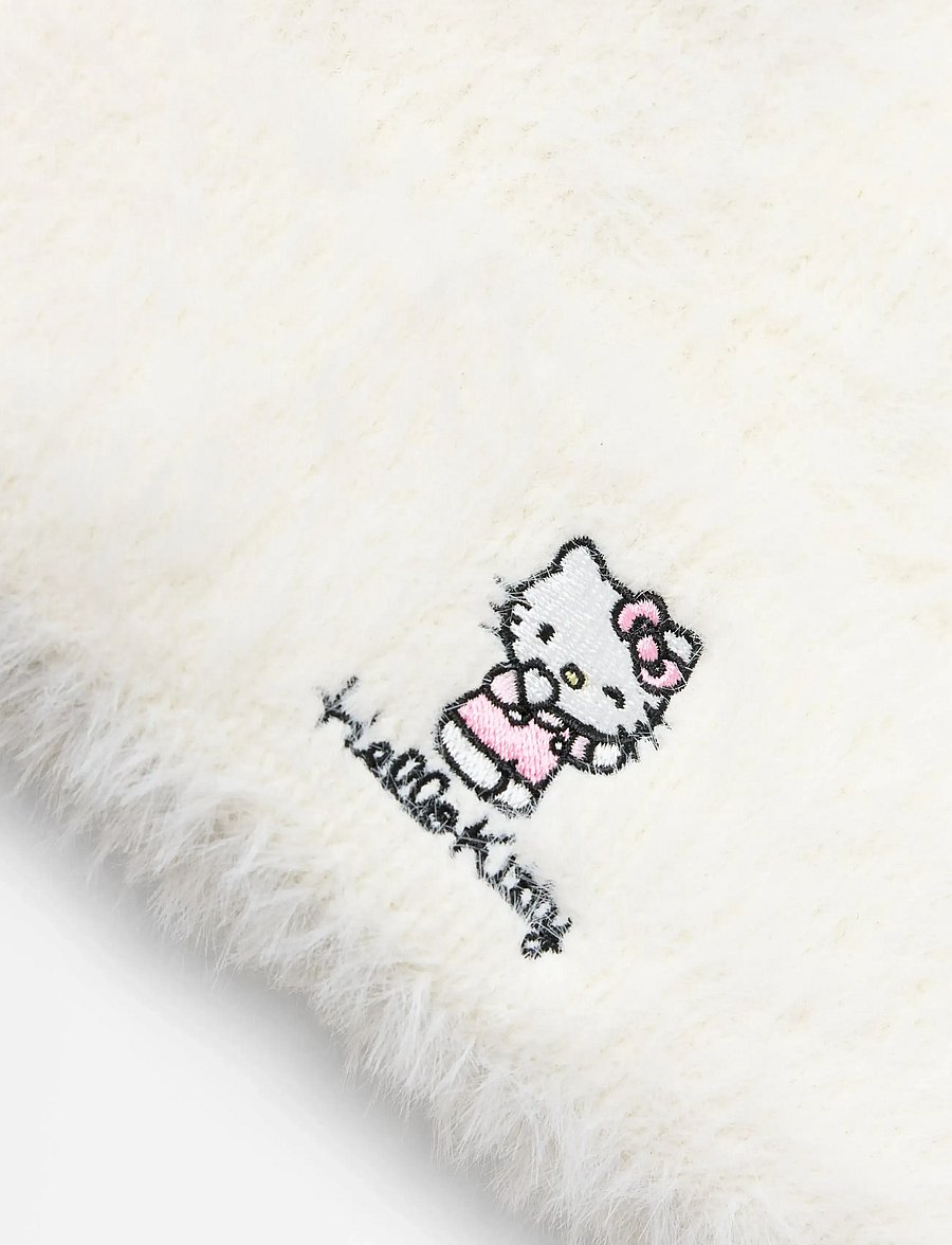 Lindex - Beanie Knitted Hello Kitty - beanies - off white - 2