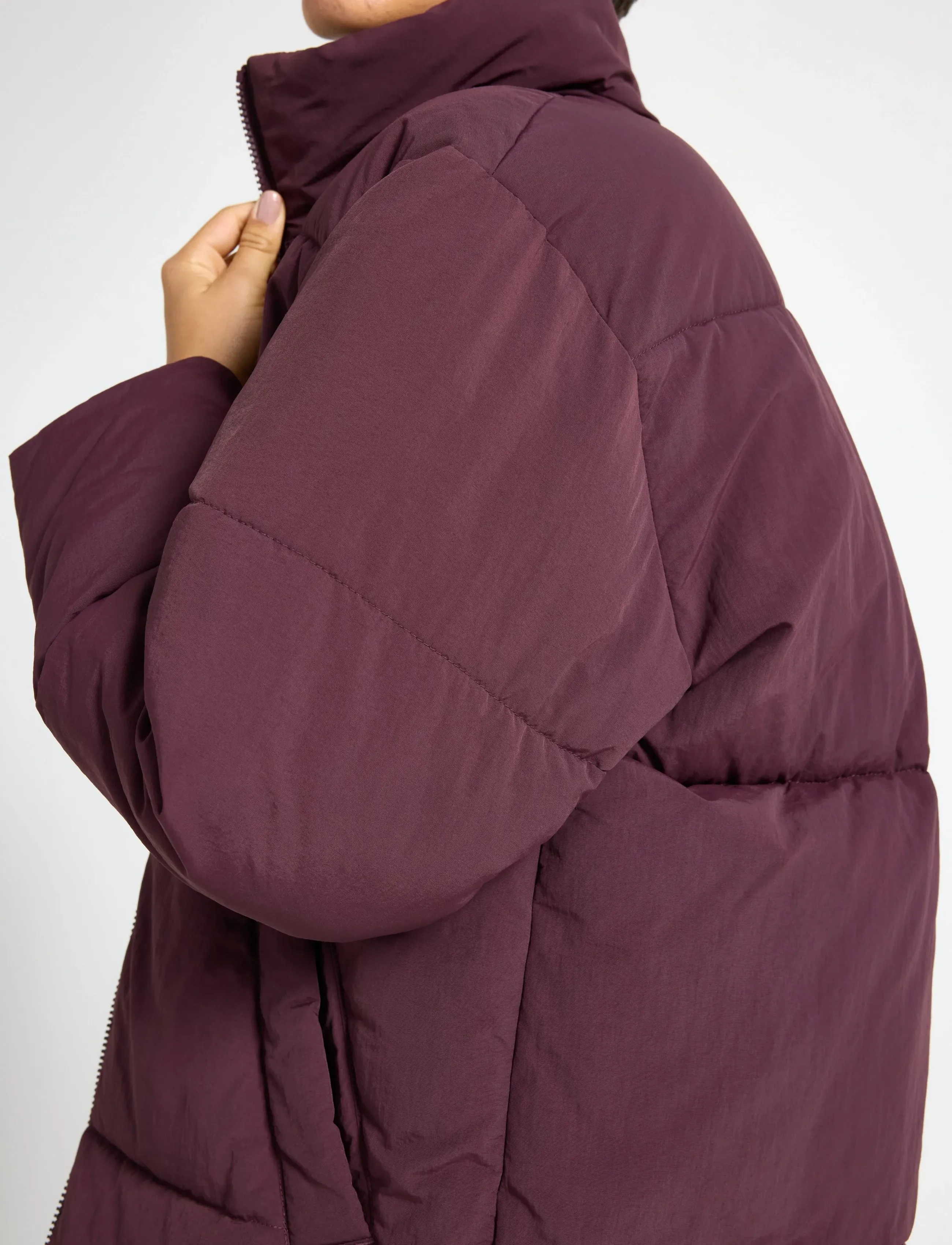 Lindex - Jacket Jina - Üleriided - dark dusty red - 4