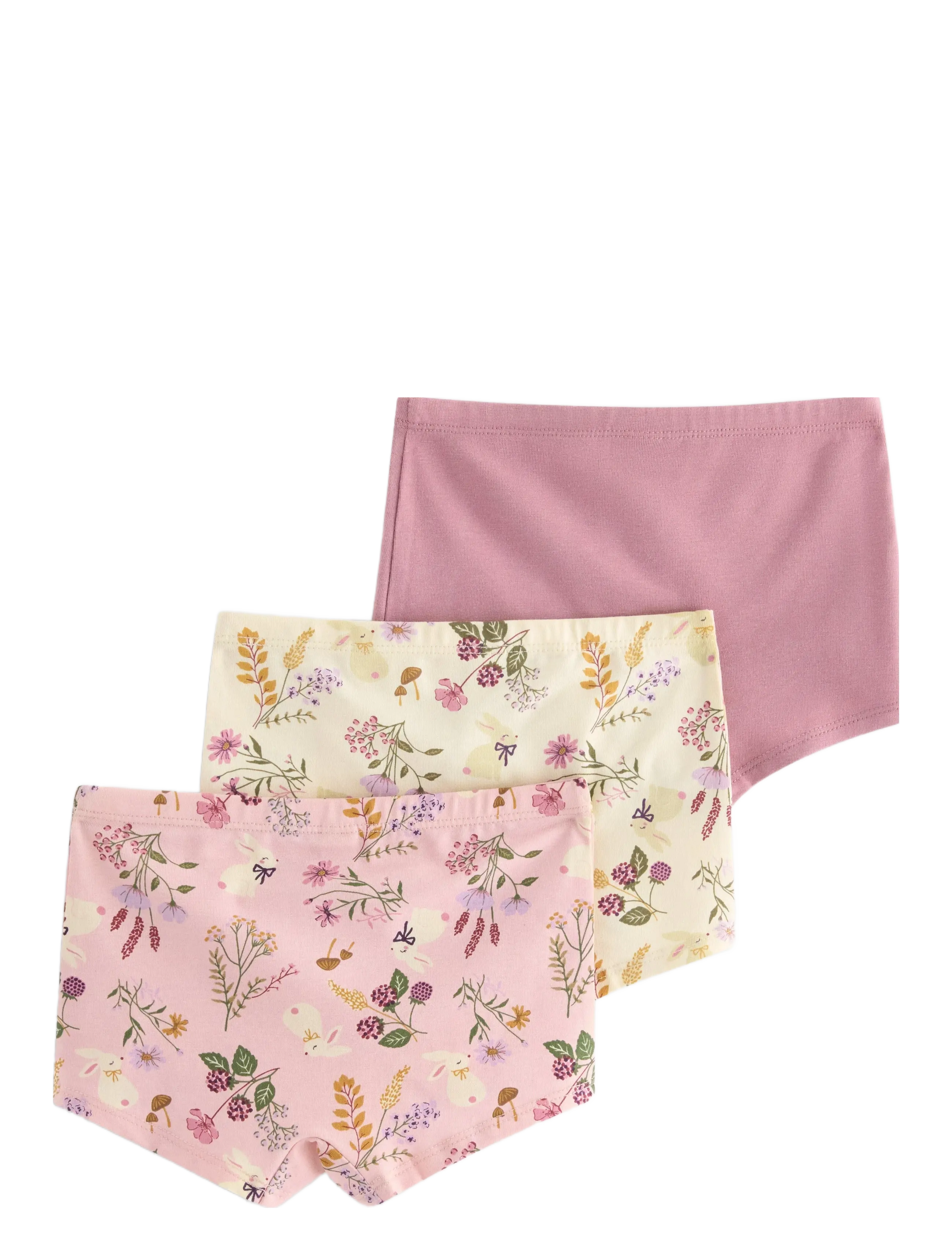 Lindex - Boxer 3 pack Meadow and Rabbit - unterteile - white - 1