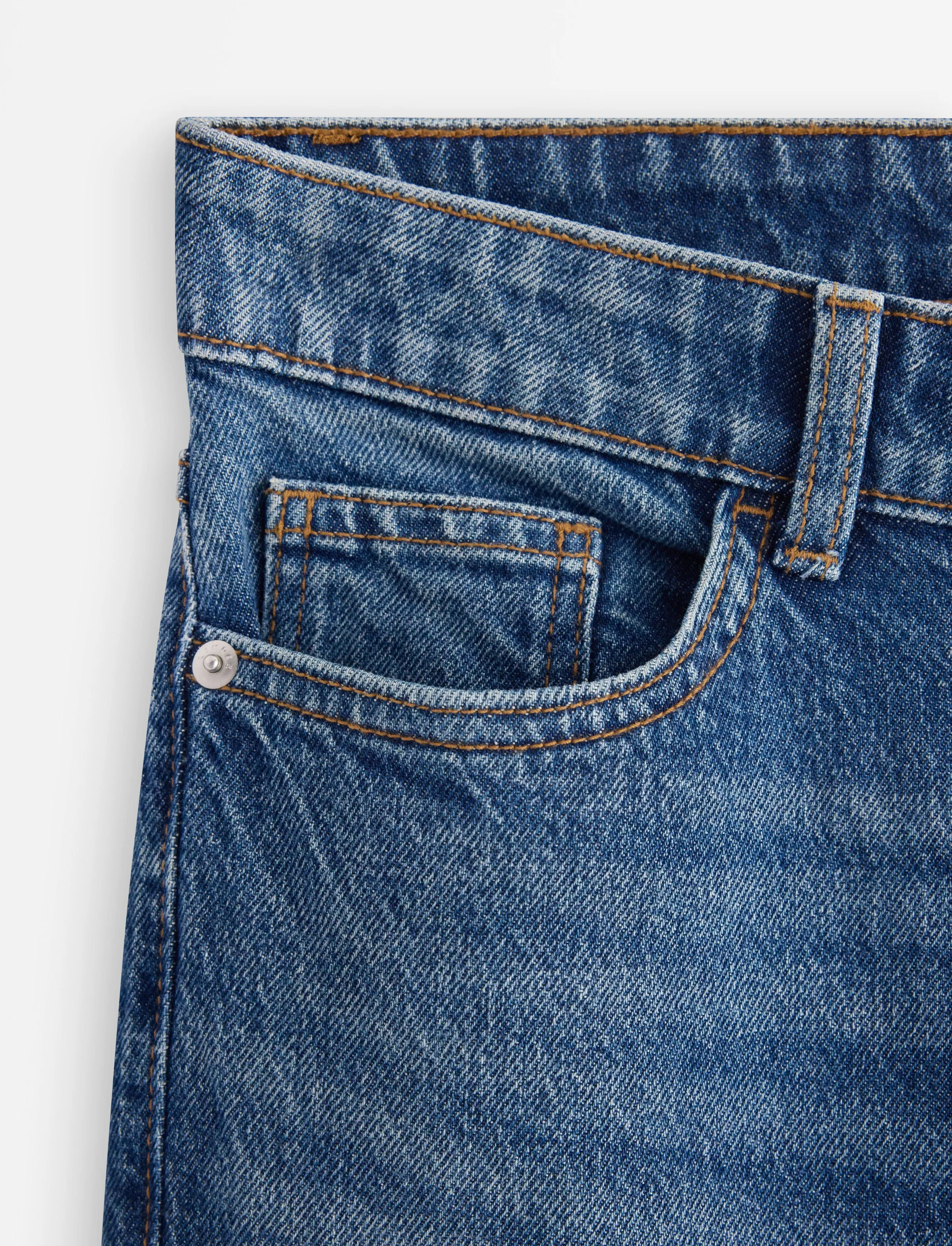 Lindex - STRAIGHT Nea cropped jeans with light stretch - straight jeans - denim blue - 5