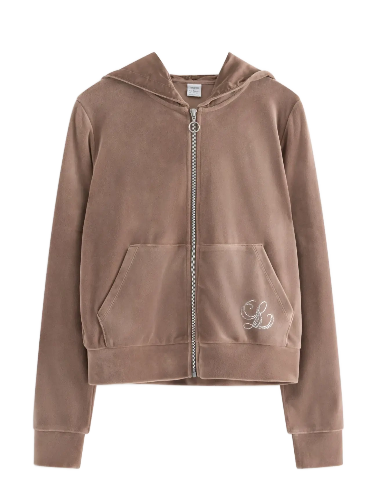 LINDEX Hettegenser I Velur Beige - 128 - Kinder