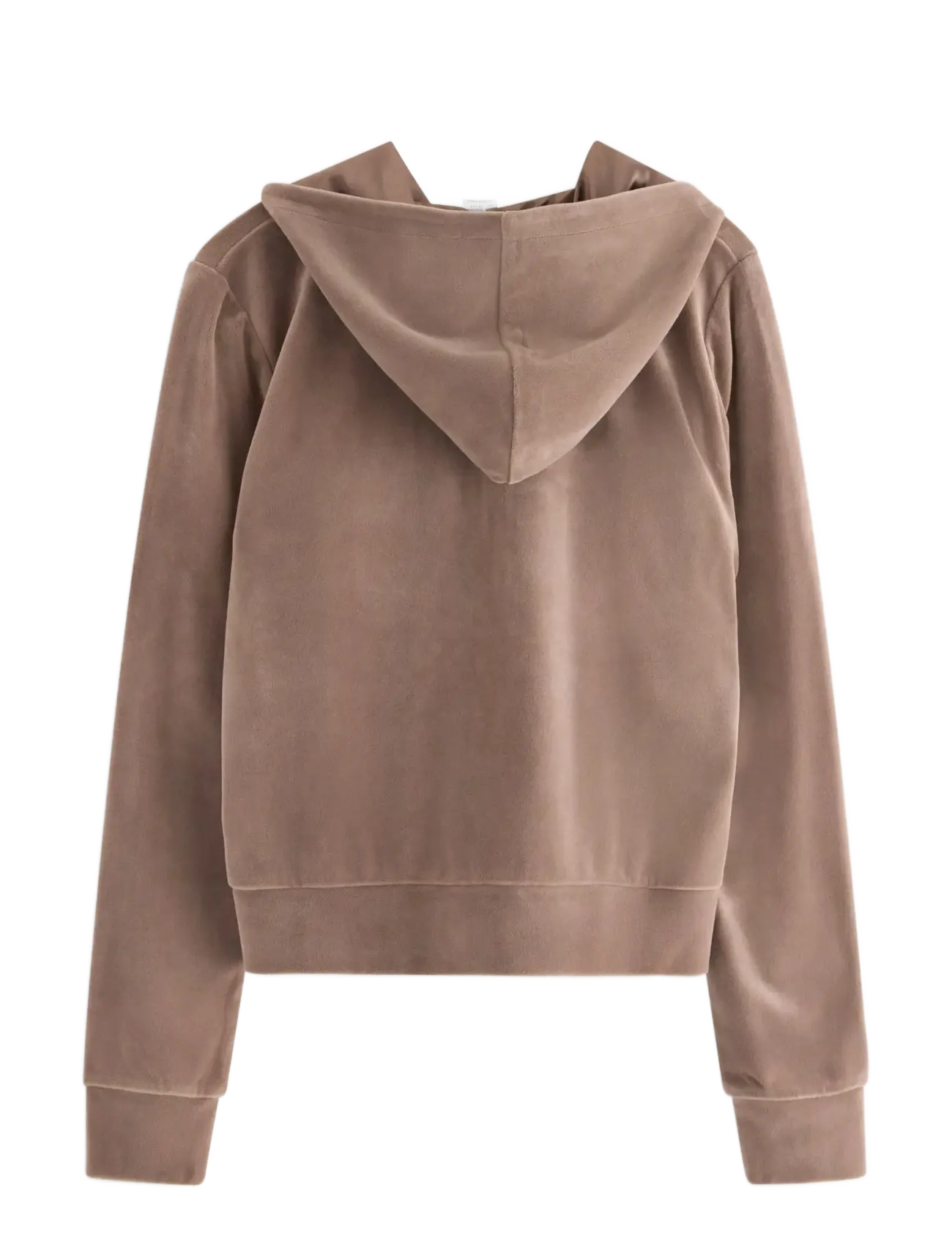 Lindex - Hettegenser i velur - kapuzenpullover - dark khaki - 2