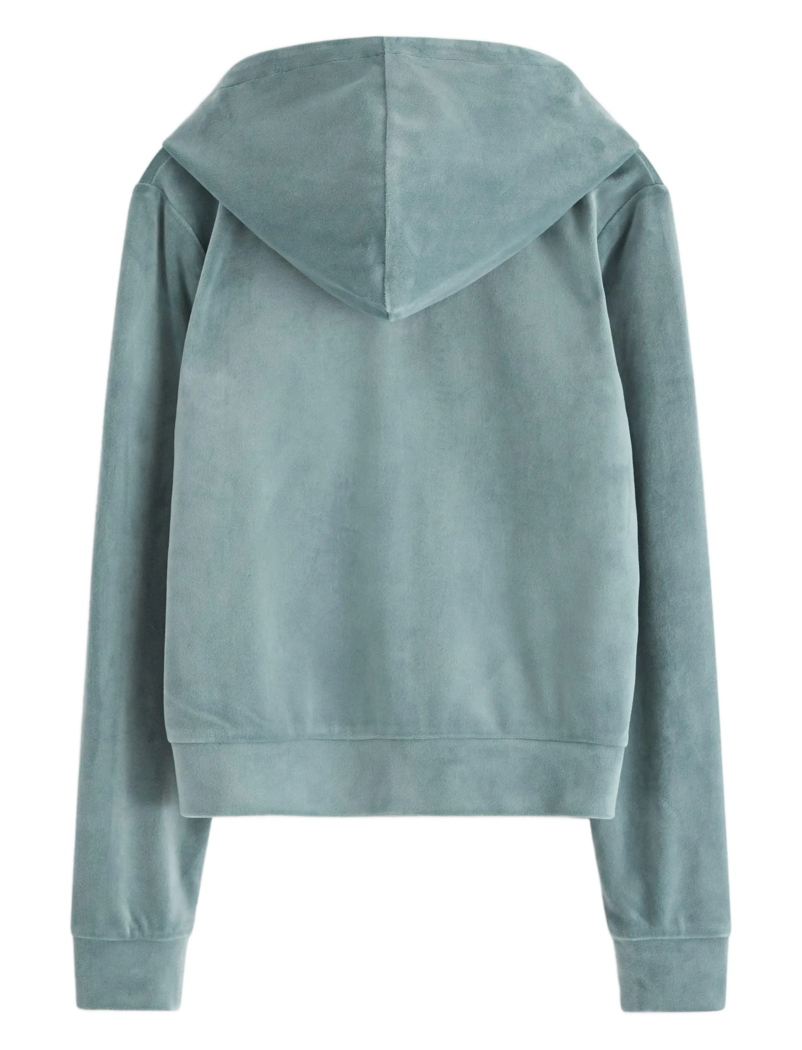 Lindex - Hettegenser i velur - kapuutsiga dressipluusid - dusty aqua - 2