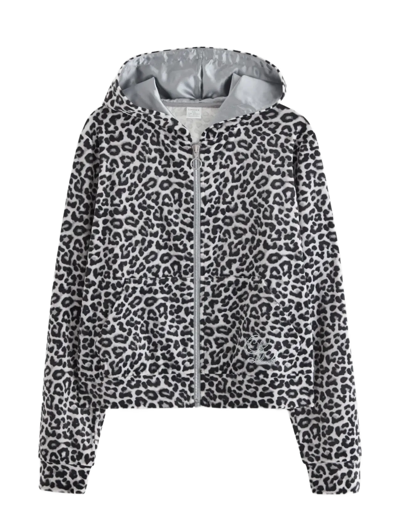LINDEX Hettegenser I Velur Grau - 128 - Kinder