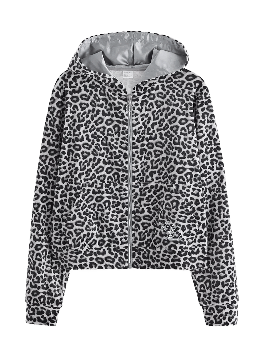 Lindex - Hettegenser i velur - huvtröjor - grey - 1