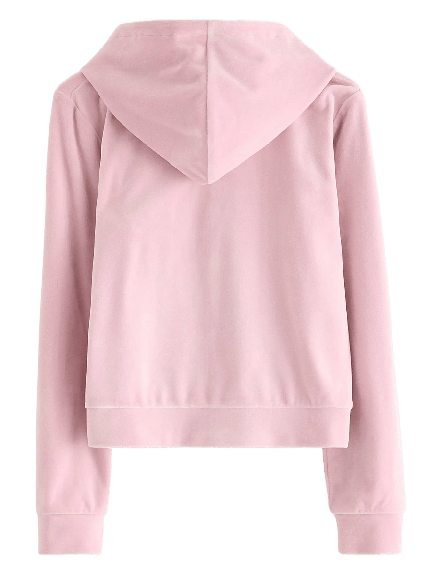Lindex - Hettegenser i velur - kapuutsiga pusad - light dusty lilac - 2