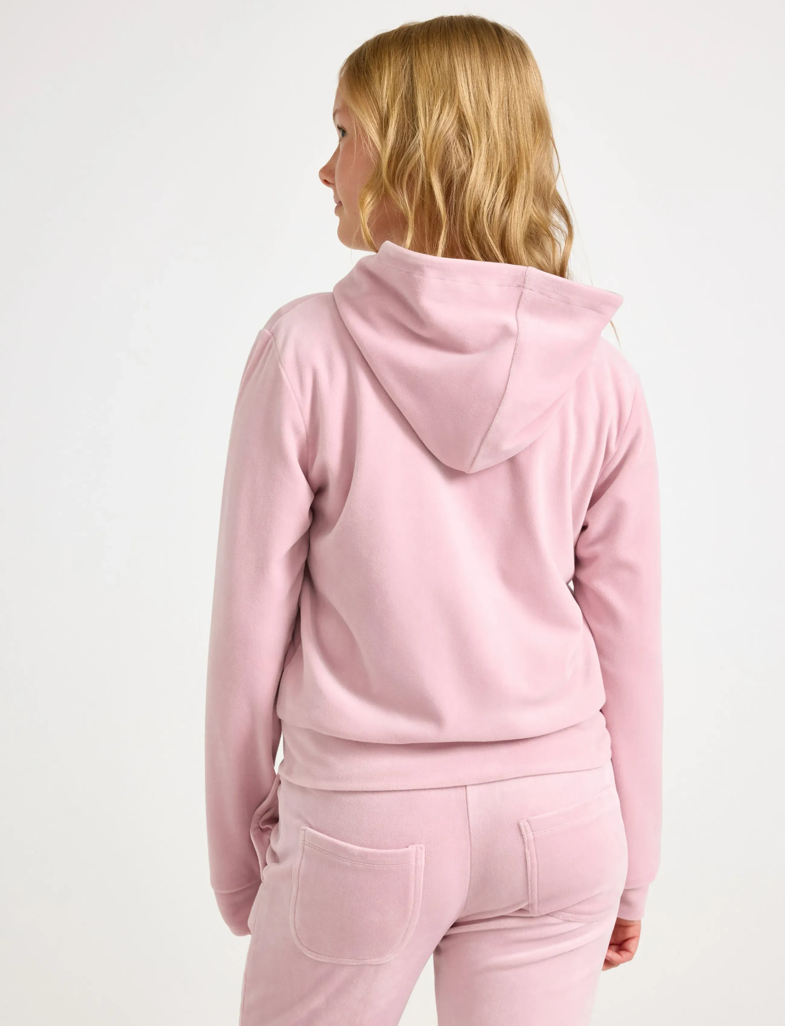 Lindex - Hettegenser i velur - džemperiai su gobtuvu - light dusty lilac - 3