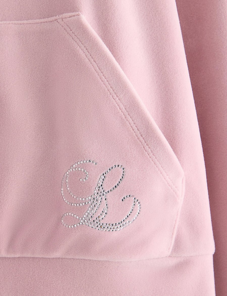 Lindex - Hettegenser i velur - kapuutsiga pusad - light dusty lilac - 5