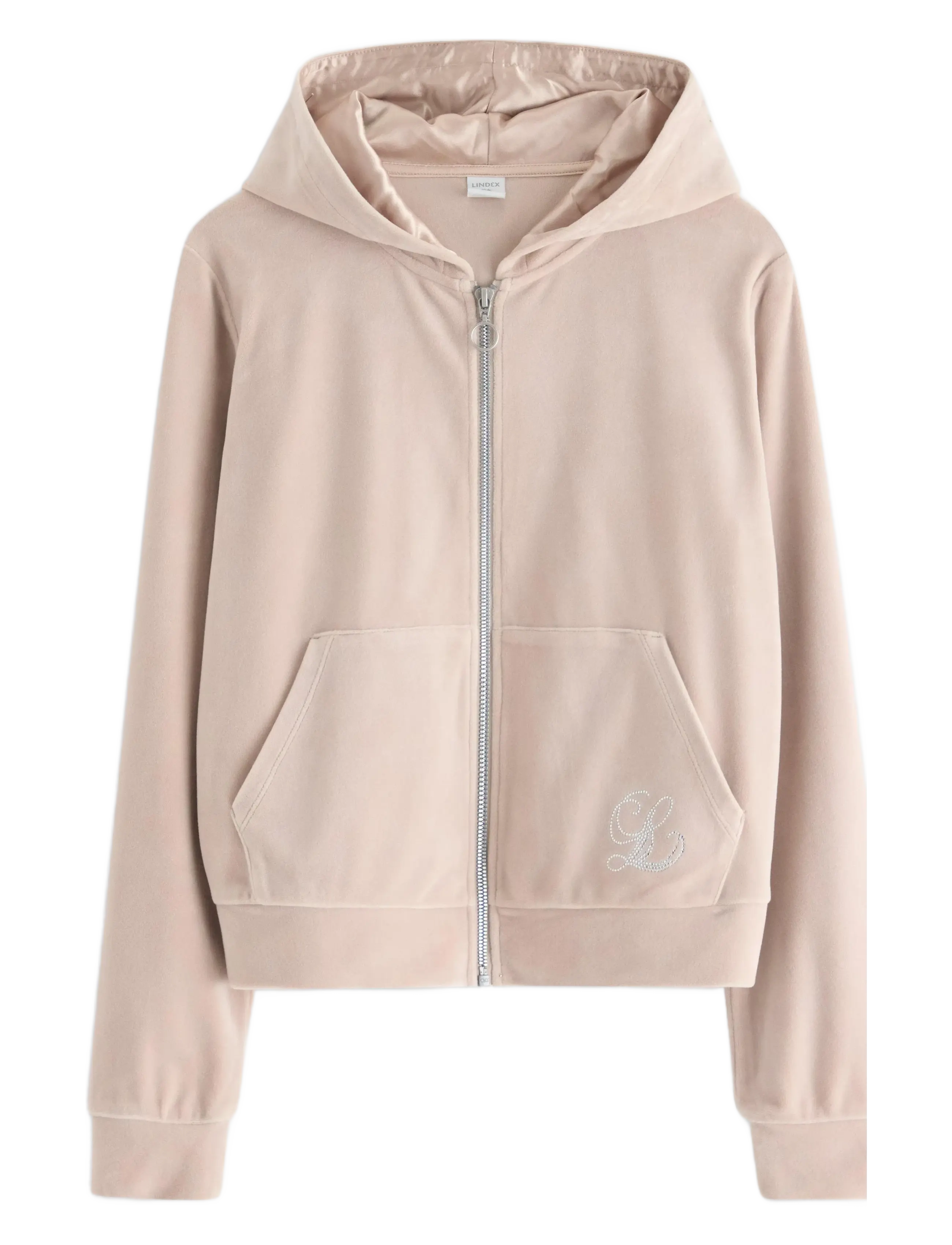 LINDEX Hettegenser I Velur Cream - 128 - Kinder