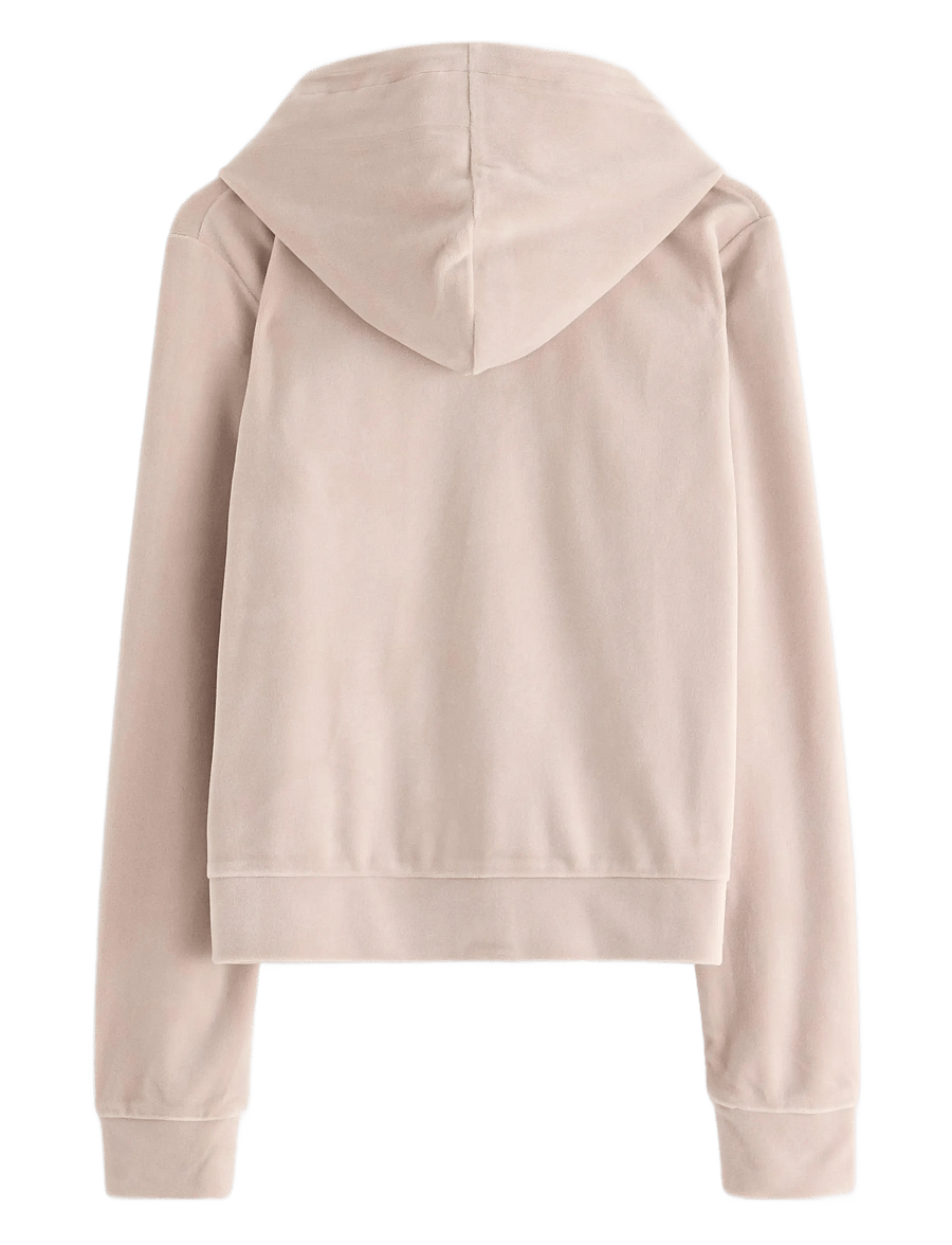 Lindex - Hettegenser i velur - huvtröjor - light grey - 2