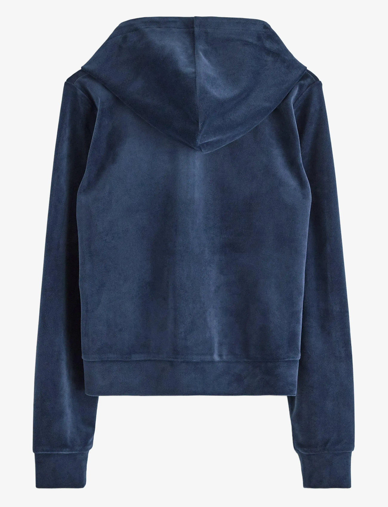 Lindex - Hettegenser i velur - hettegensere - navy - 2