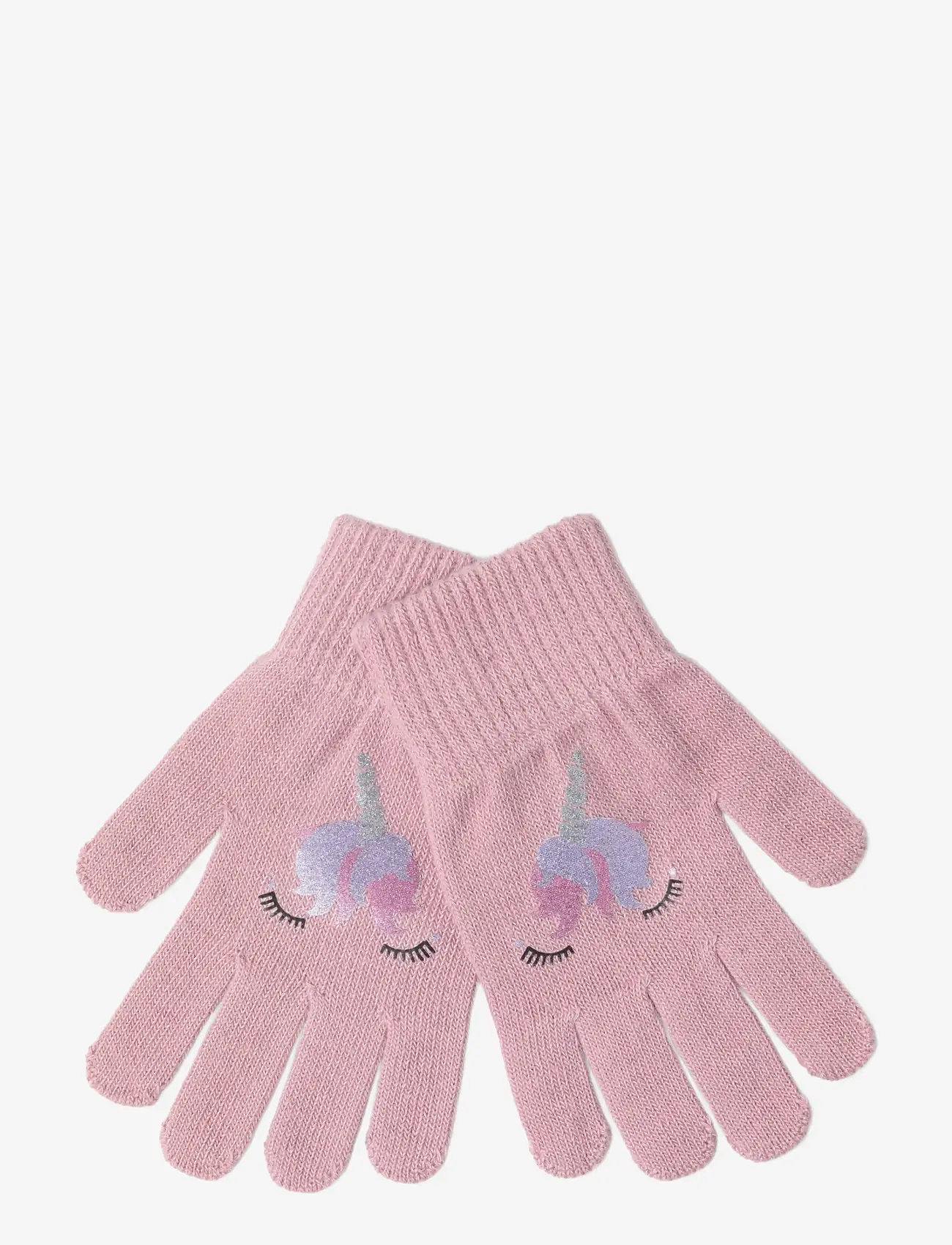 Lindex - Magic gloves with unicorn - accessories - dusty pink - 0
