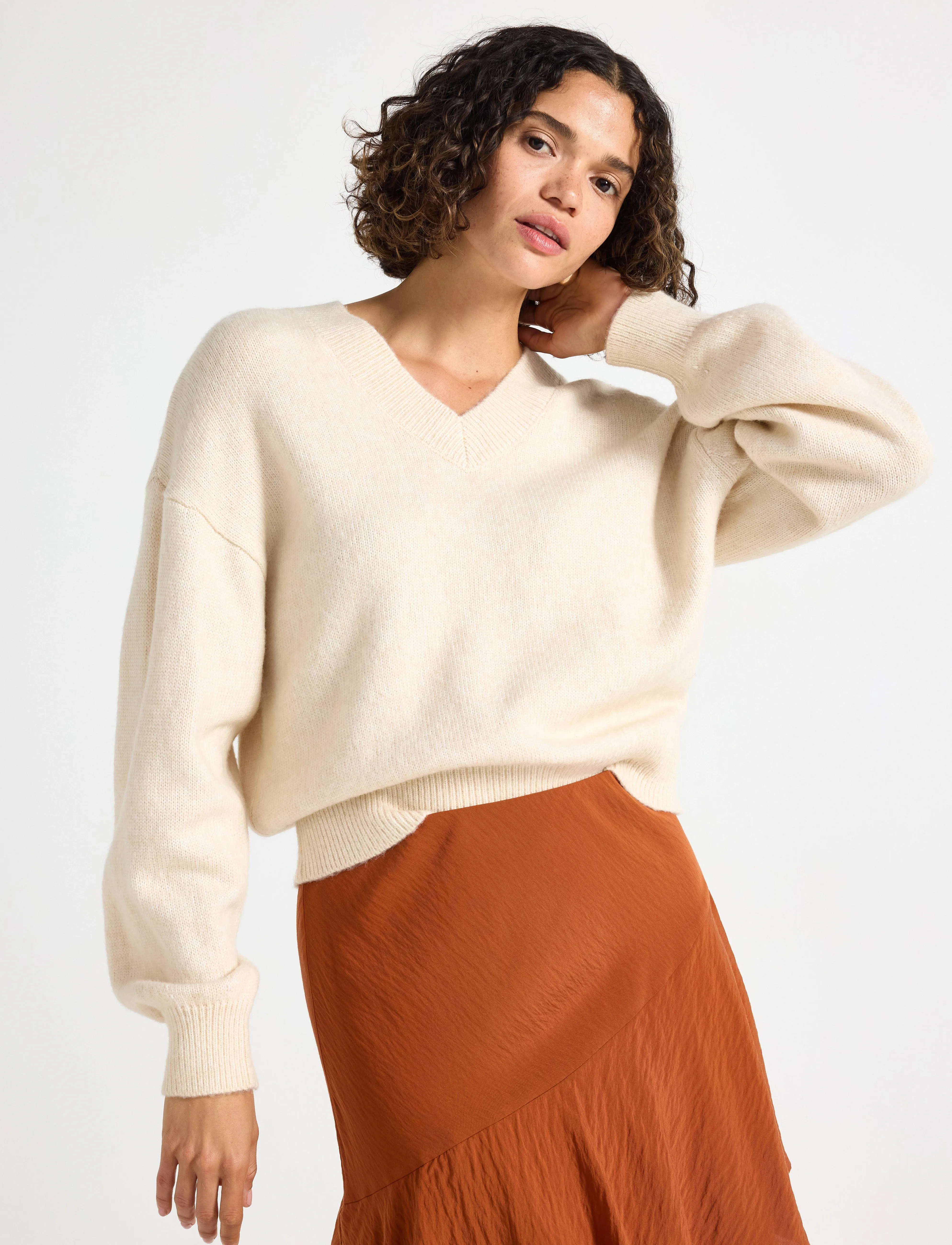 Lindex Sweater Grace - Džemperi - OFF WHITE / cream