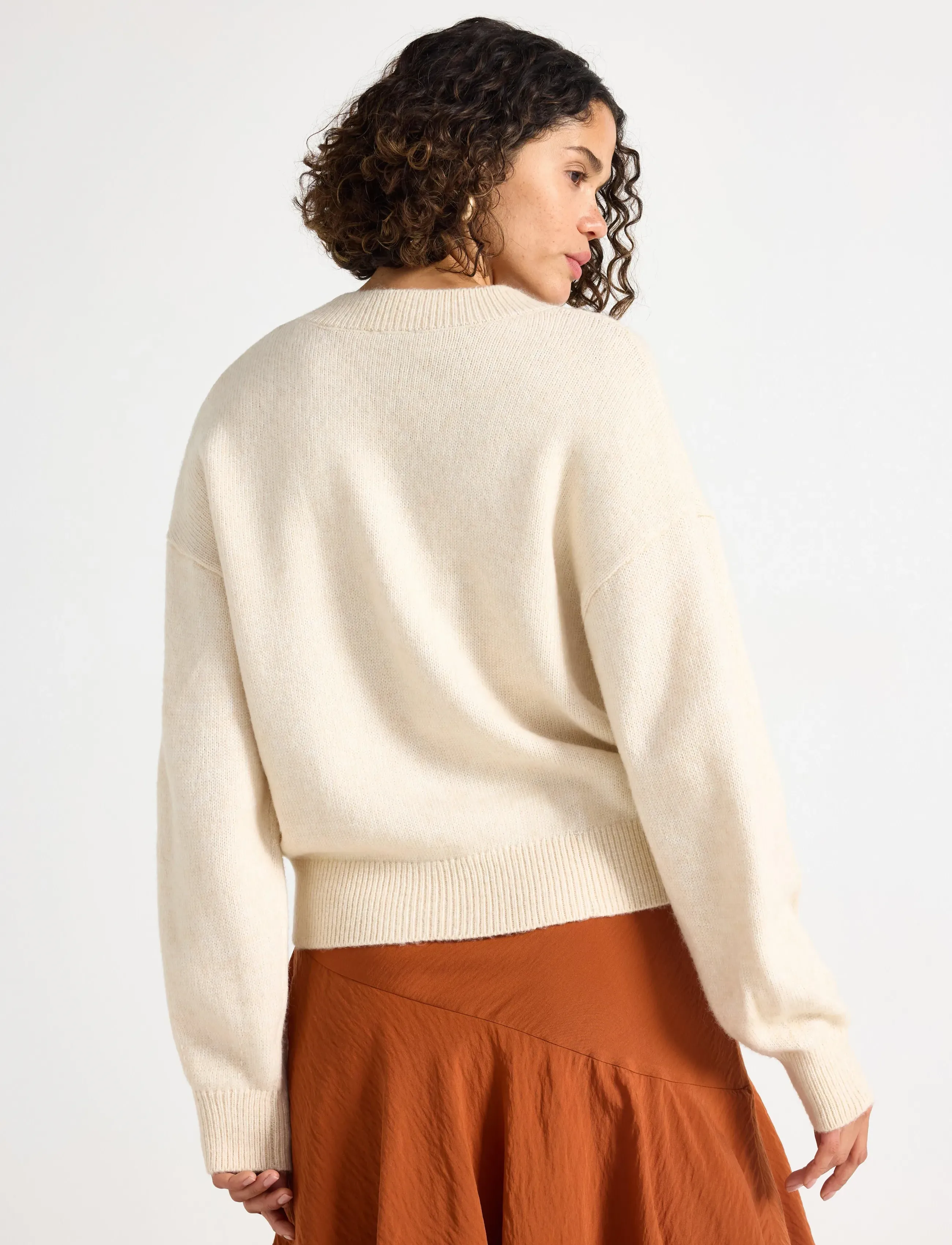 Lindex - Sweater Grace - trøjer - off white - 3