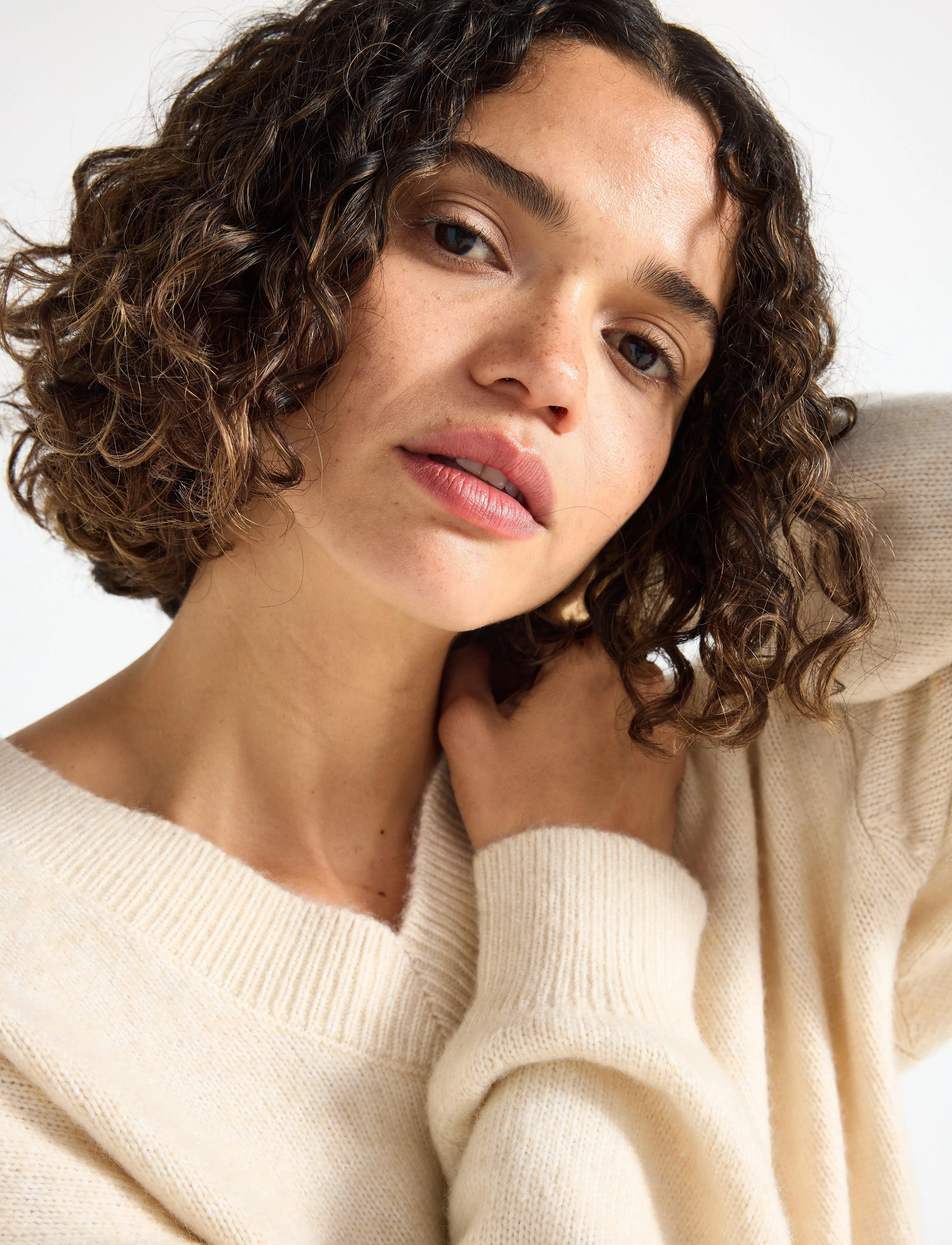 Lindex - Sweater Grace - trøjer - off white - 4