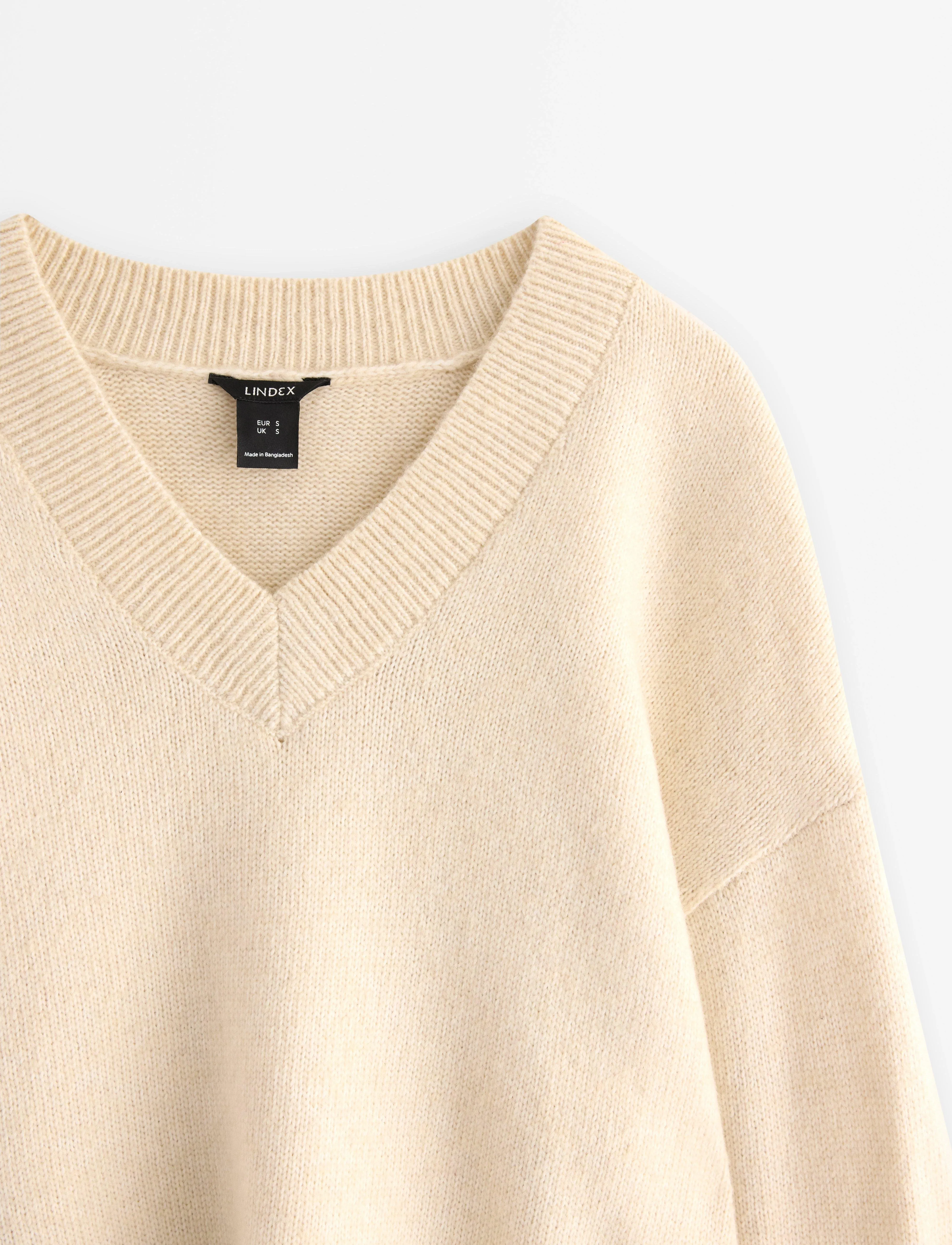 Lindex - Sweater Grace - trøjer - off white - 5