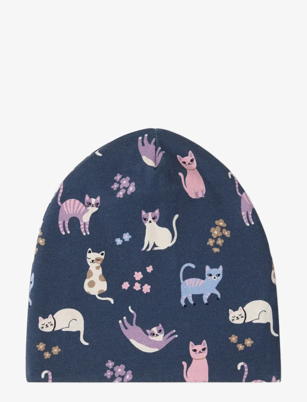 Lindex - Beanie jersey w fleece lining - beanies - dark blue - 0