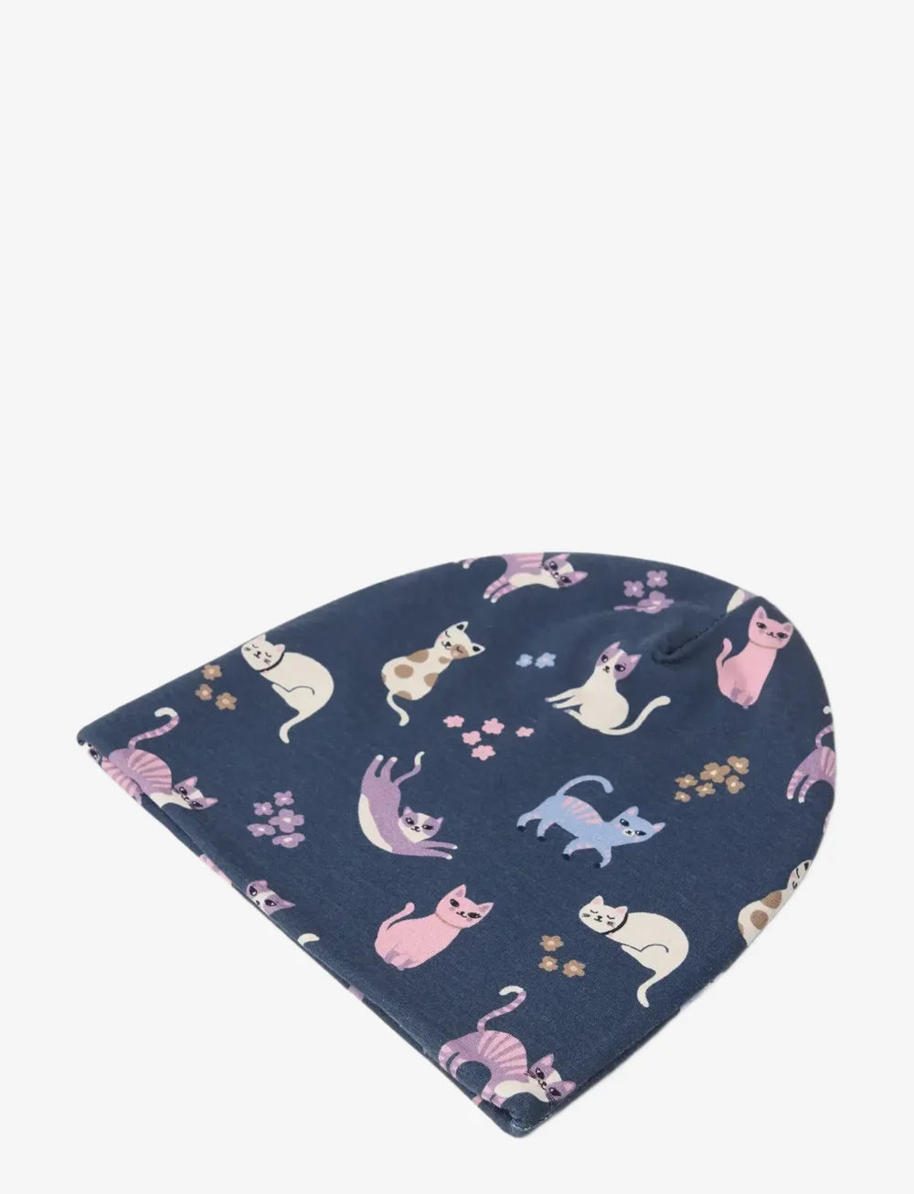Lindex - Beanie jersey w fleece lining - beanies - dark blue - 1