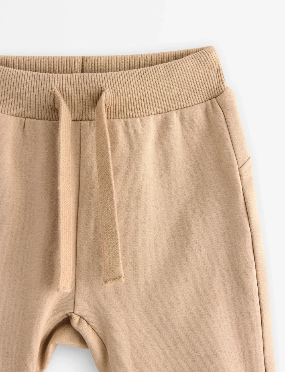 Lindex - Trousers face at back - jogginghosen - beige - 2