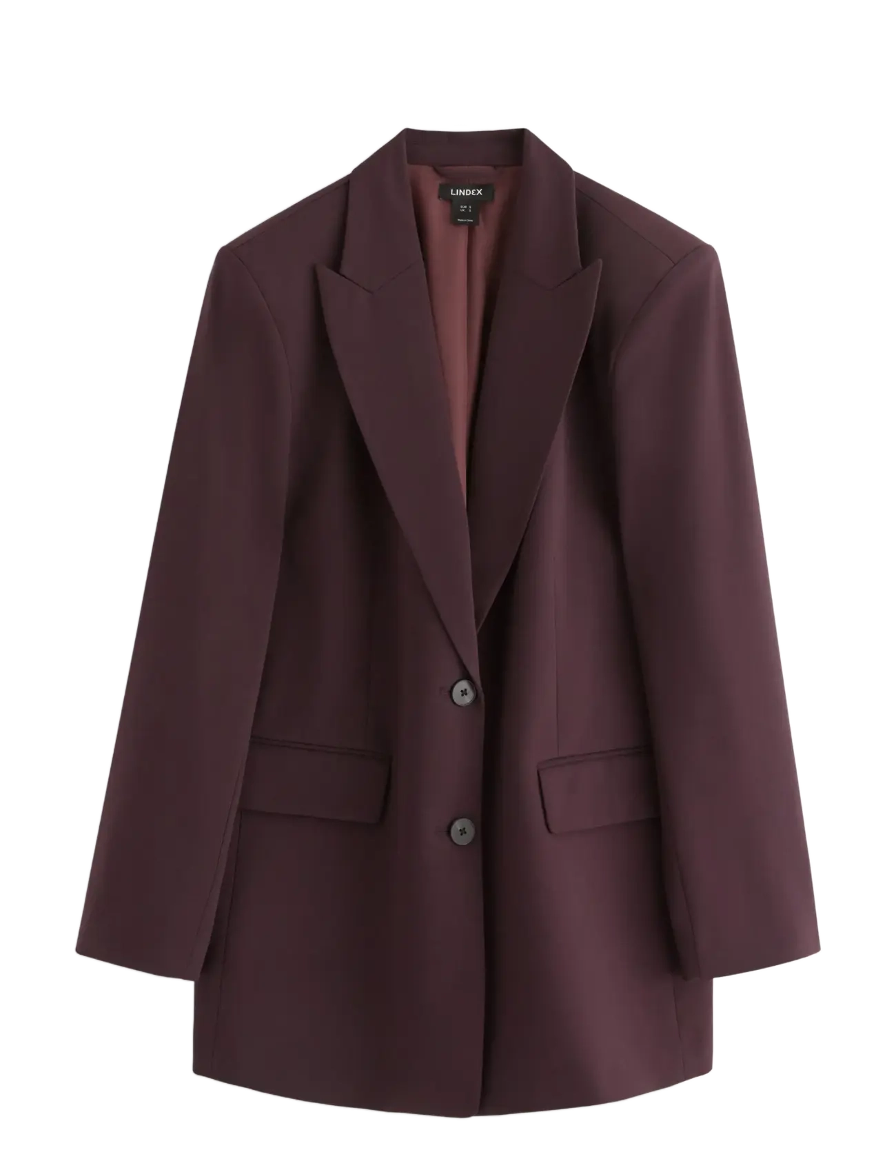 Lindex Blazer - Pulmakülalised - RED / burgundy