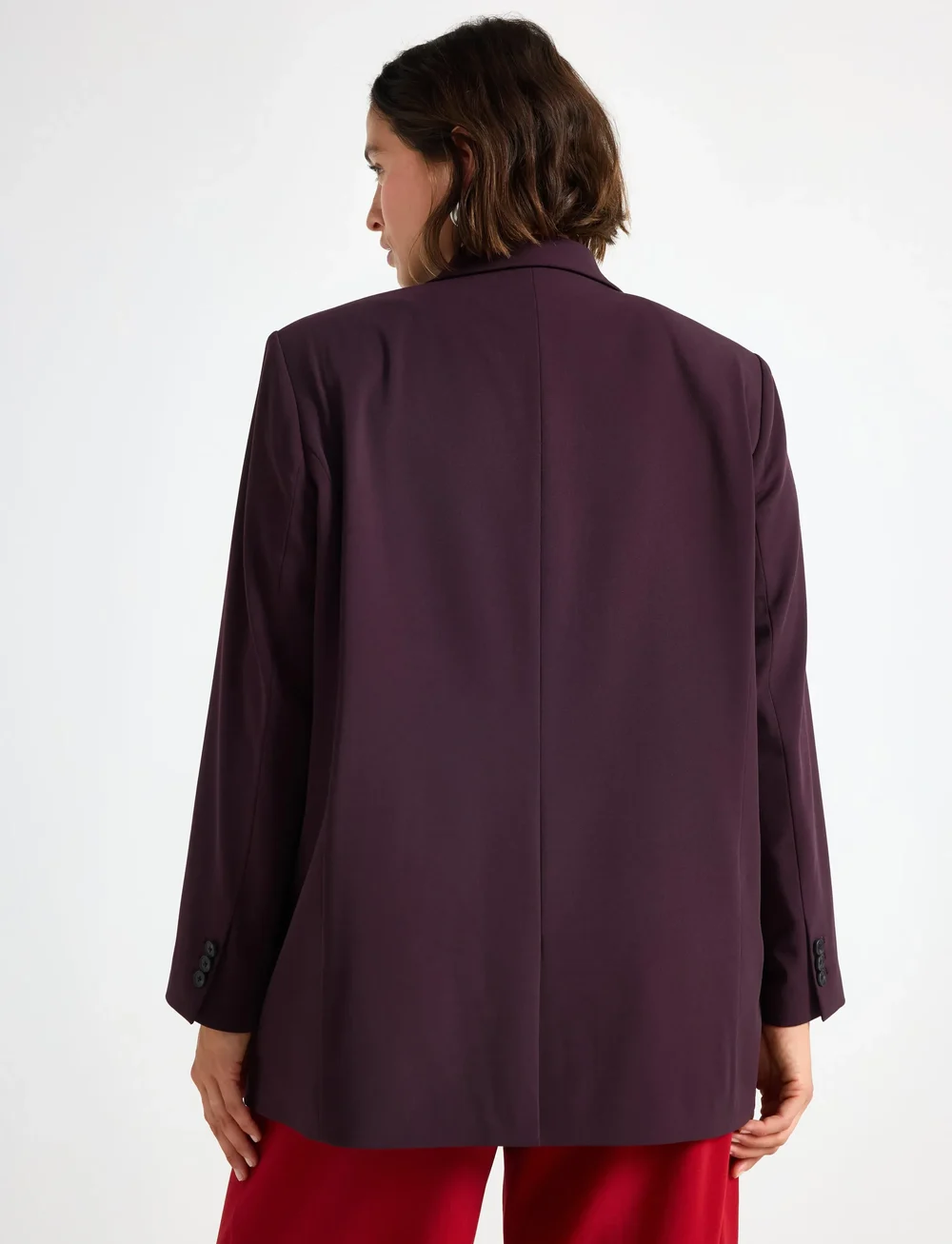 Lindex - Blazer - enkeltradede blazere - red - 3