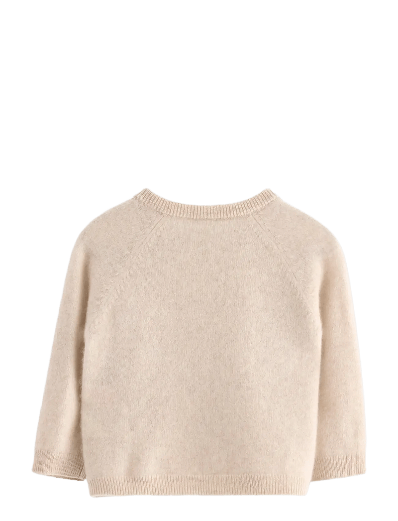 Lindex - Cardigan i kashmir - koftor - beige melange - 1