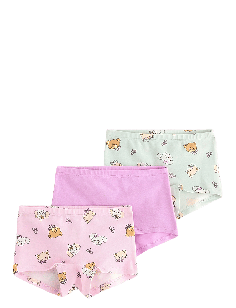 Lindex - Boxer 3 pack cat with bow - trosor - dusty pink - 0