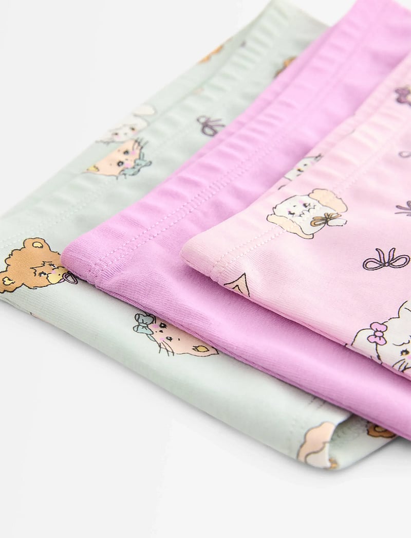 Lindex - Boxer 3 pack cat with bow - trosor - dusty pink - 2