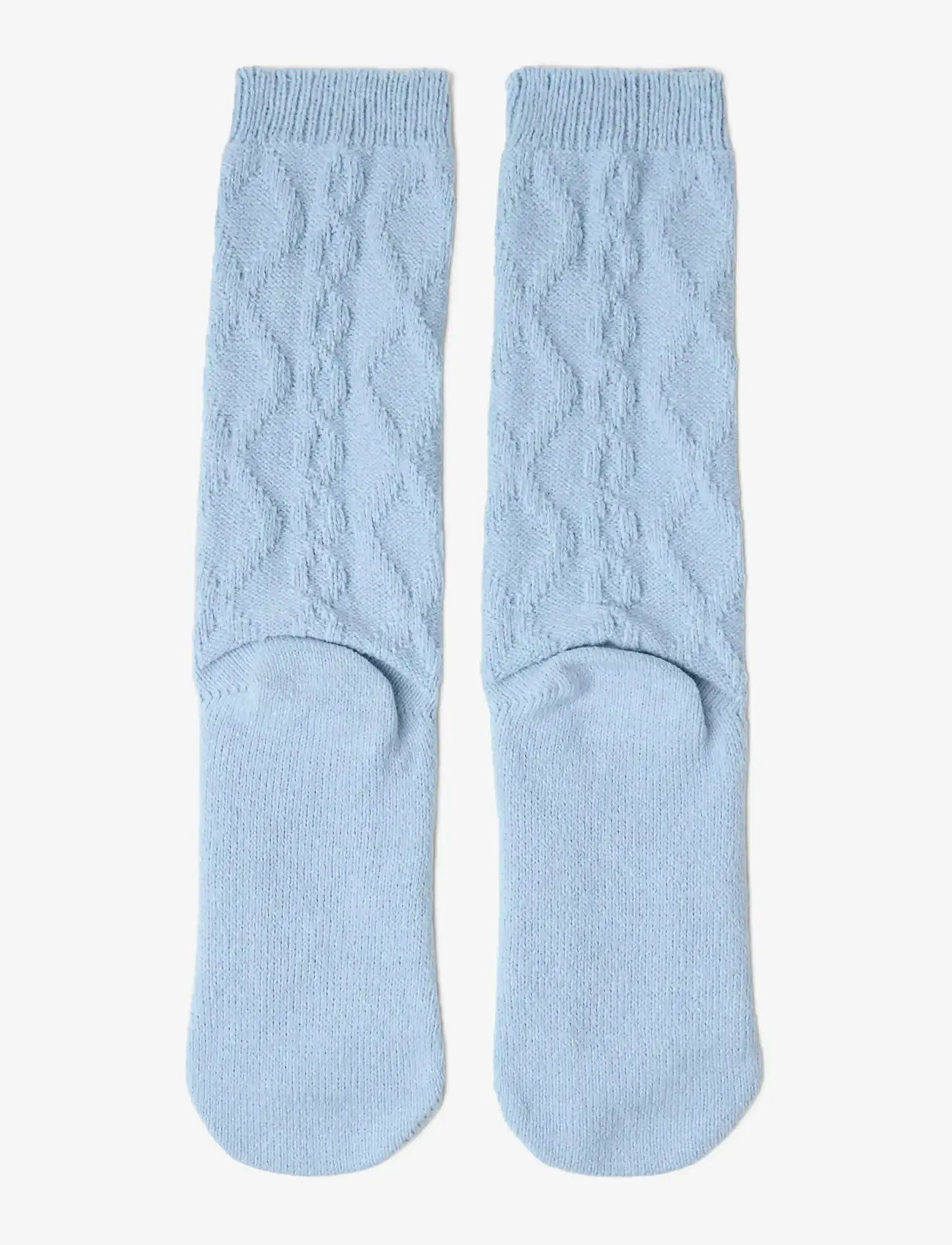 Lindex - Socks Cable Knit - regular socks - light blue - 2