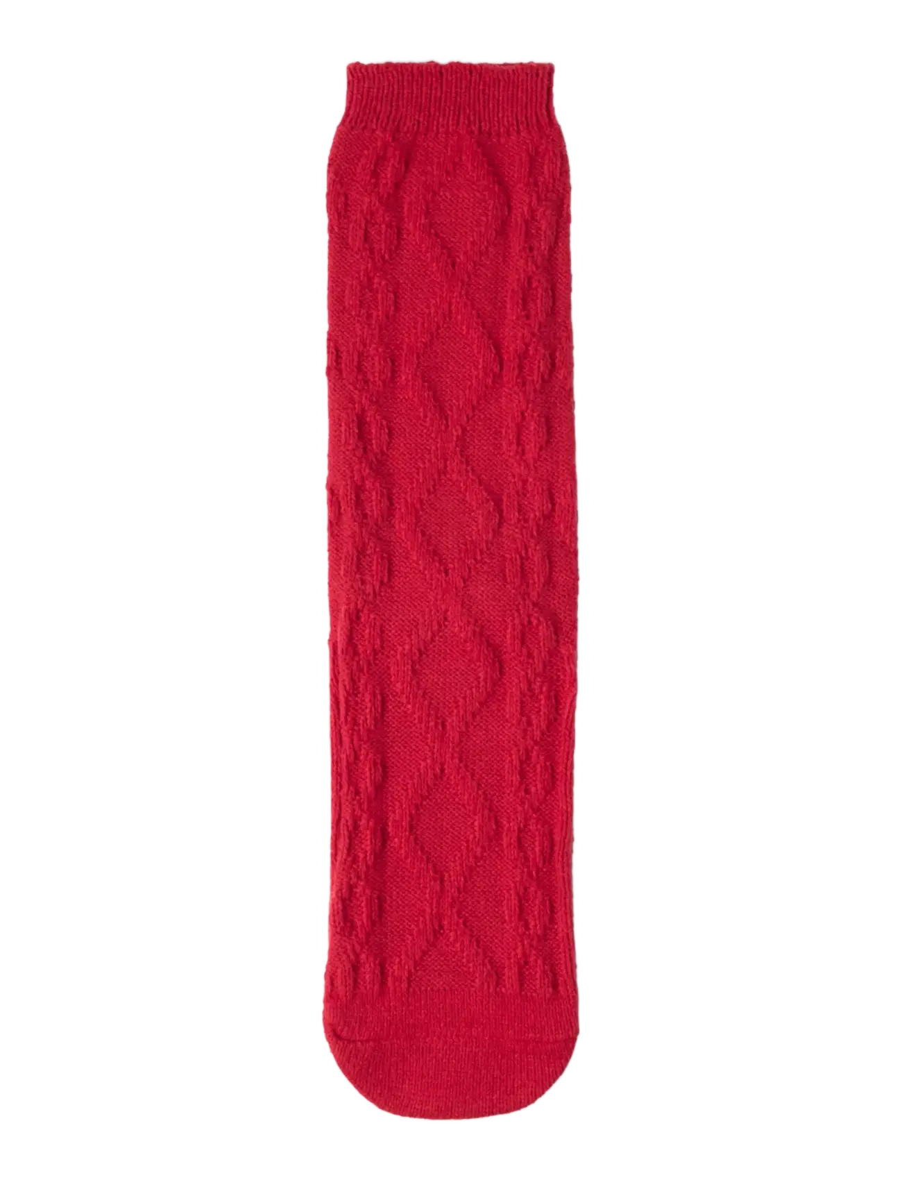 Lindex Socks Cable Knit - Lingerie - RED / red