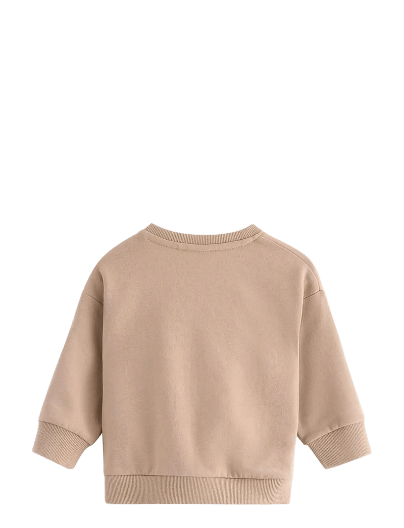 Lindex - Sweatshirt applique - sweatshirts - beige - 1