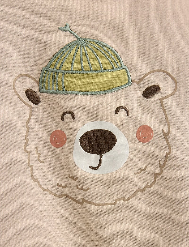 Lindex - Sweatshirt applique - sweatshirts - beige - 2